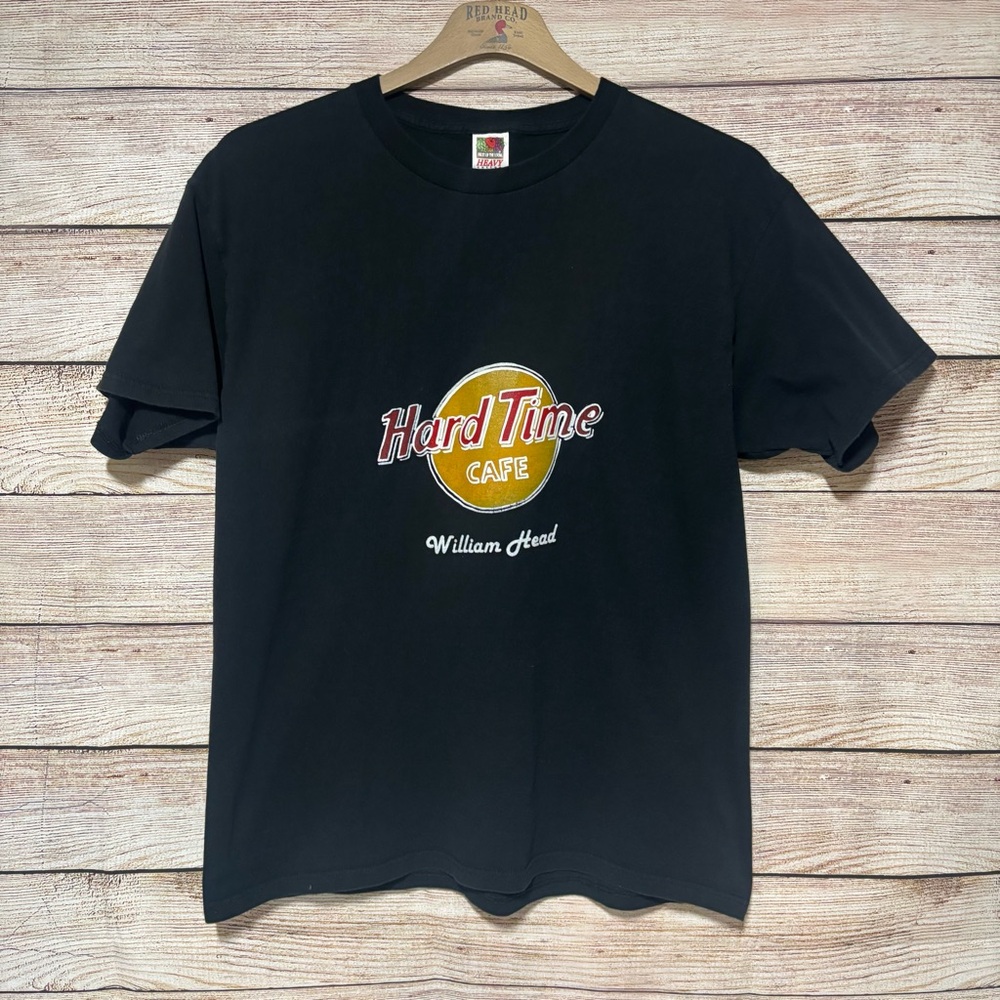 Hard Time Cafe William‎ Head Black Graphic Tee XL